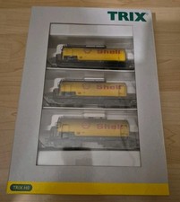 Trix 23809 Shell Kesselwagen 3er Set gealtert In OVP unbespielt