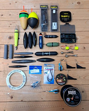 GROßES Welsangeln / Wallerangeln Zubehör Set: U-Posen, Schnur, Haken, Bleie uvm.