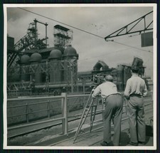 Foto - Bergbau Stahlwerke Zechen Carolinenglück - Hochöfen des Bochumer Vereins