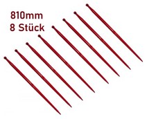 8 x Frontladerzinken M 22X1,5