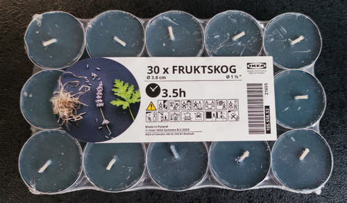 Ikea fruktskog teelichter duft - ikea,