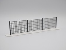 Stahlmattenzaun Industriezaun Fabrikzaun - Maßstab 1:50 - Anthrazit