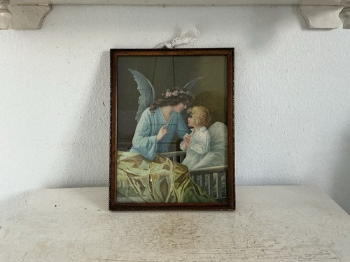 Altes schutzengelbild druck - schutzengelbild,