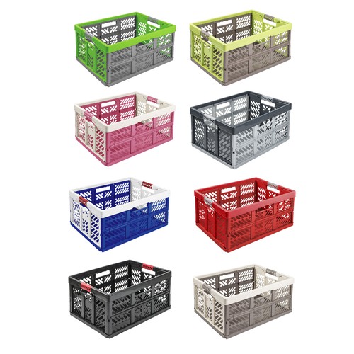 Klappbox mit griffen - griffen, 54x37x28