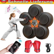 Boxautomat mit Bluetooth Musik LED Reaktionstraining für Zuhause Fitness