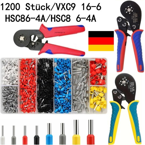 Crimpzange aderendhülsen set - aderendhülsen,