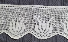 große Häkelgardine