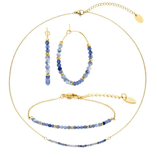 Schmuckset edelstahl 18k - schmuckset,