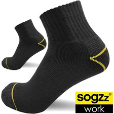 6-24 Paar SOGZZ® Arbeitssocken Herren 75% Baumwolle Quarter Arbeit Work Socken