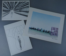 Unterschriften Hans-Georg Rauch Zeichner Cartoonist Grafiker Worpswede (96180)