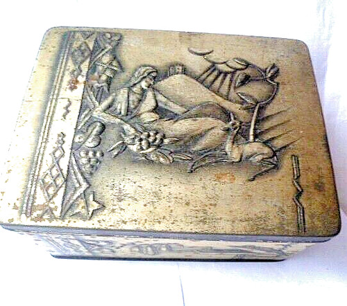 Dose blech art deco 16 - dose,