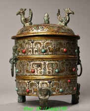 Alte Bronze Ware Silber Gilt