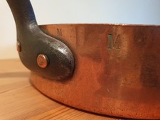 GAILLARD PARIS, Kupfertopf, Kasserolle, Sauteuse, Spitzengastronomie, 850 Euro