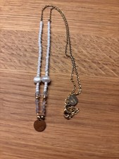 PURELEI Perlenkette mit goldener Gliederkette & Plättchen – neu & ungetragen ✨