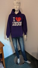 lila Hoodie „I love