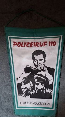 Wimpel polizeiruf 110 ddr - polizeiruf,