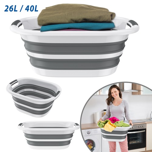 Faltbar wäschekorb 26l 40l - wäschekorb,