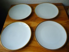 4 Speiseteller,  flache Teller - Thomas Goldrand - Porzellan