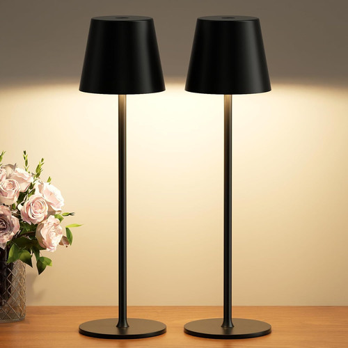 Tischlampe kabellos 2er set - tischlampe,