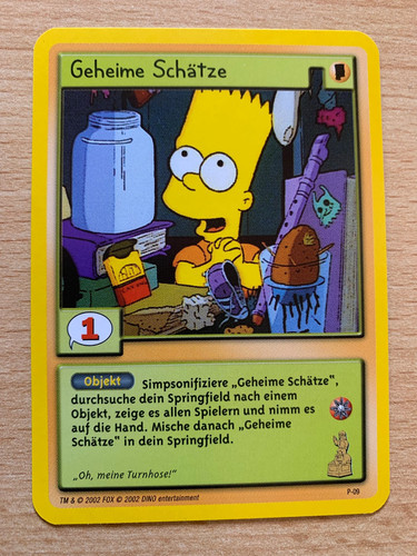 Simpsons sammelkarte tcg - sammelkarte,