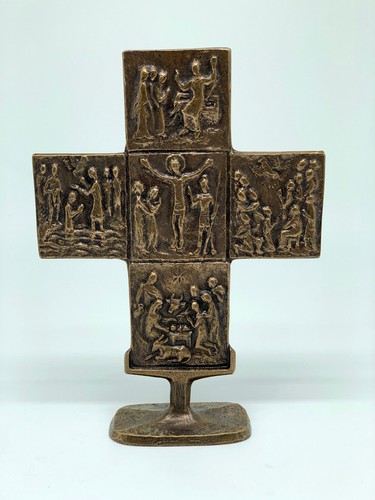Kreuzweg bronze standfigur - bronze,