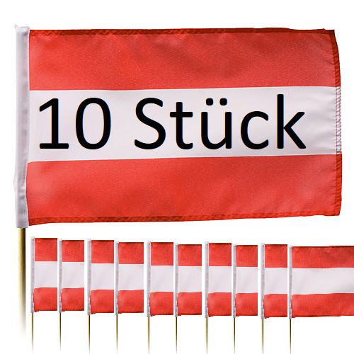 Stück fahne aus stoff - 10,