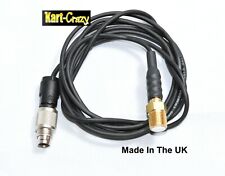 Wassertemperatur (Temp) Sensor MyChron 3, 4, 5 & 5s Langblei Kart Rotax X30