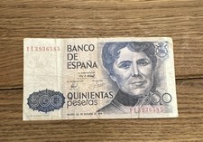 500 pesetas spanien banknote - 500,
