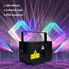 RGB Bühnenlicht 3000mW Laserlicht ILDA Sound AUTO Animation Lasershow LED Licht