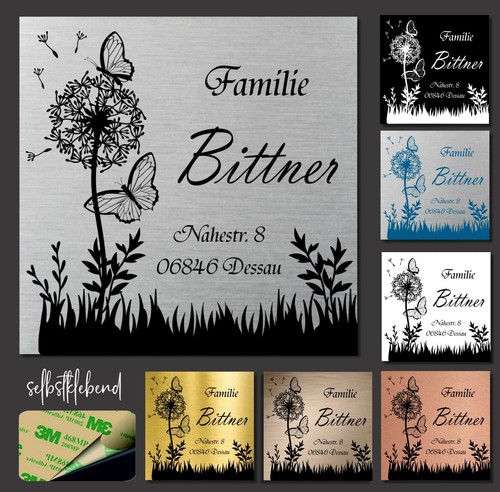 Briefkastenschild