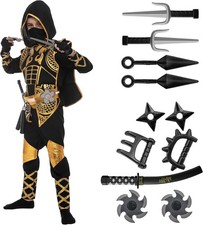 Halloween Ninja Kostüm Golden