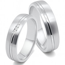 Titan - Edelstahlringe  Verlobungsringe Trauringe  Eheringe Partnerringe Gravur