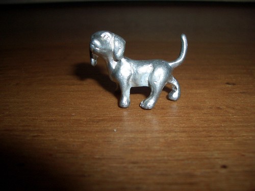 Alte kleine zinnfigur dackel - kleine,