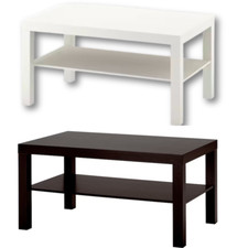 Großer Couchtisch 2-stufige Esstische strapazierfähiger Tischplatte Beistelltisch 90 cm