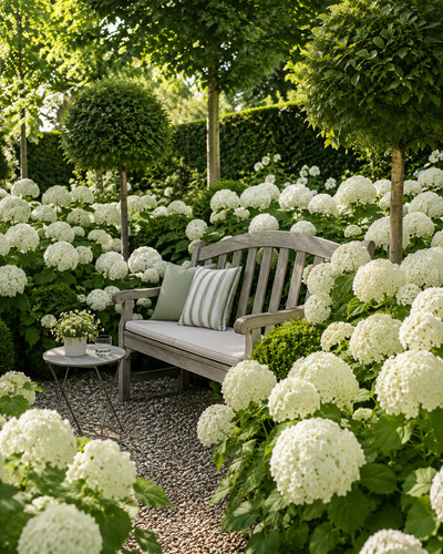 Hortensie annabelle - annabelle, –