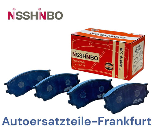 Nisshinbo bremsbeläge vorne - bremsbeläge,