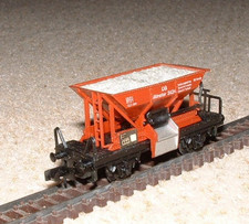 Modelleisenbahn Arnold Spur N Schotterwagen, Schüttgutwaggon, DB Münster 2424