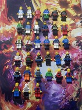 Lego Minifiguren Konvolut - 33 Figuren + 2 Pferde + Zubehör Und Reste