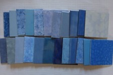 Retro Fliesen 15 x 15 cm blau