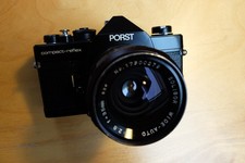 Analoge Kamera Spiegelreflex Porst compact-reflex Objektiv Soligor f2,8/35mm M42