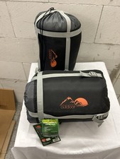 2x Crivit Mumienschlafsack – Outdoor, warm, koppelbar