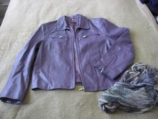 Sportliche Damen - Leder-Kurzjacke von Guitano (Italy),Gr.40/42,NEUWERTIG