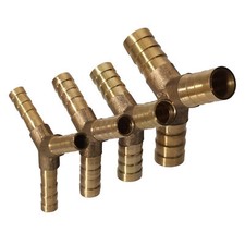 Schlauchverbinder Messing 6-12mm Gerade, Y, T, L Verbinder Schlauchstutzen