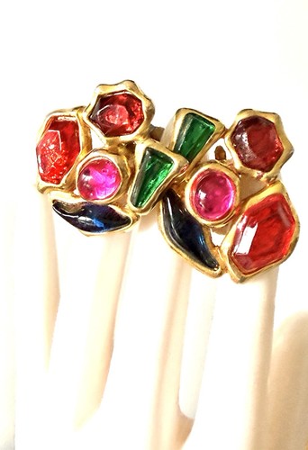 Vintage ohrringe cabochon - vintage,