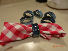 außergewöhnliche Serviettenhalter, Keramik, blau, NEU, Kerzenständer NEU,Keramik