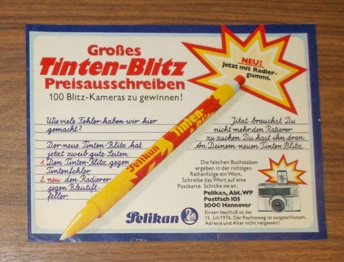 Seltene werbung pelikan - seltene,
