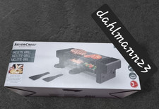 SilverCrest Raclette Grill 2 Personen 350W 29x10.5x10 cm Pfännchen/Spatel Neu