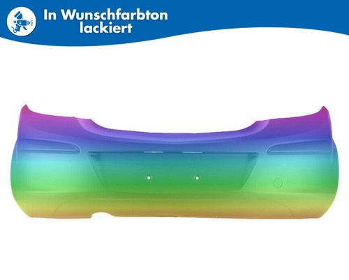 Stoßstange hinten lackiert
