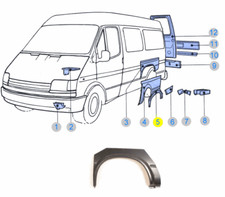 Reparaturblech Radlauf hinten