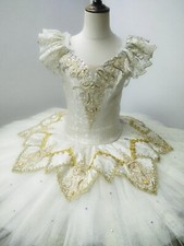 Ballett Tutu Pfannkuchen Tanz Kostüm Profi Ballerina Dornröschen Fee